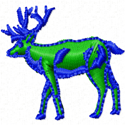 Gazelle Embroidery Design 6